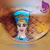 بورتفيه جلد طبيعي تصميم فرعوني